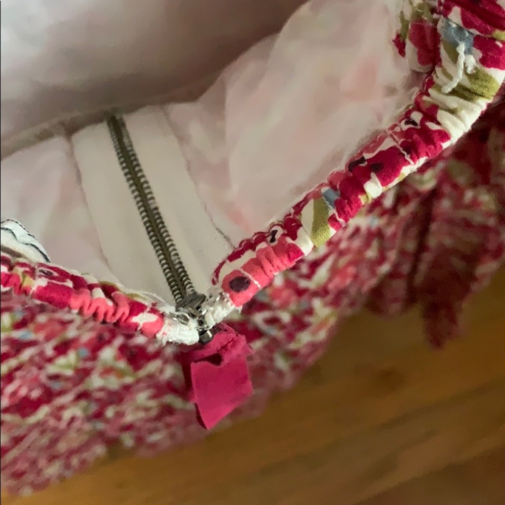 American Eagle Outfitters Strapless Pink Floral Dress - Picture 4 of 5